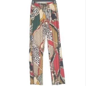 Melissa Paige Pattern Palazzo Boho Multicolor Pants. Size S